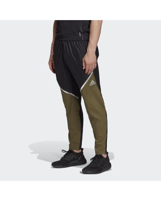 adidas Synthetic Ocean Saturday Primeblue Pants in Black for Men - Lyst