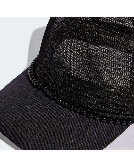 Adidas Black Trucker Cap
