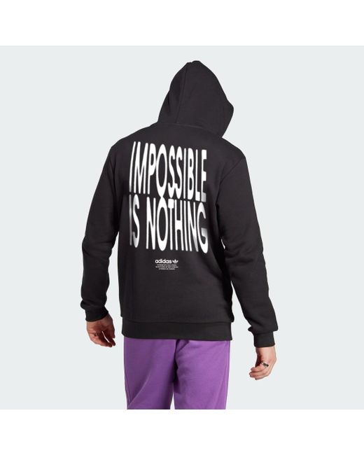 Adidas Black Graphics New Age Hoodie for men