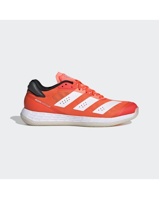 Adidas Orange Adizero Fastcourt 1.5 Handball Shoes for men
