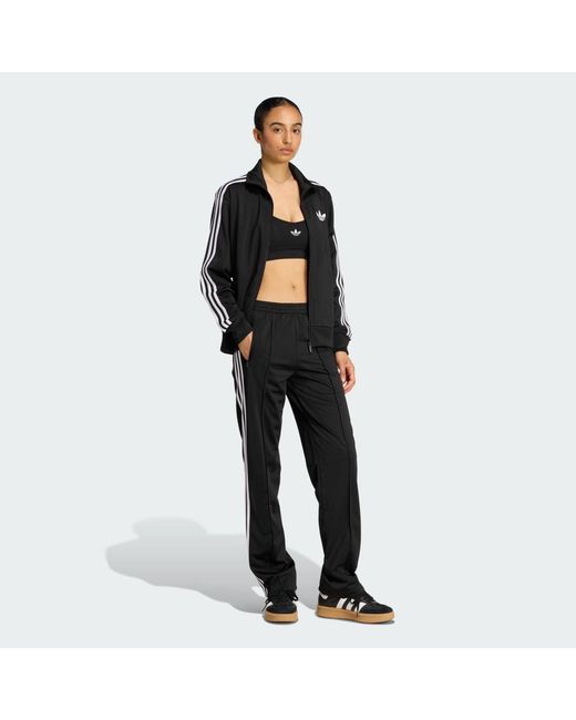 Adidas Black Firebird Track Top Loose