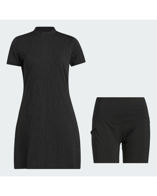 Abito Jacquard Go-To di Adidas in Black