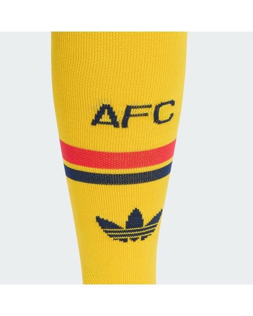 Adidas Yellow Arsenal Fc 26/27 Away Socks
