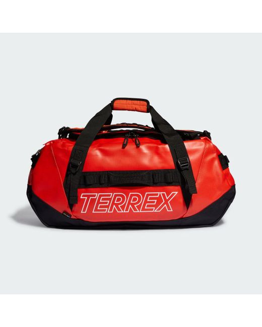 Adidas Red Terrex Rain.rdy Expedition Duffel Bag Medium - 70l