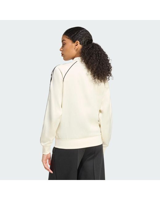 Adidas Natural Adicolor Sst Satin Track Top