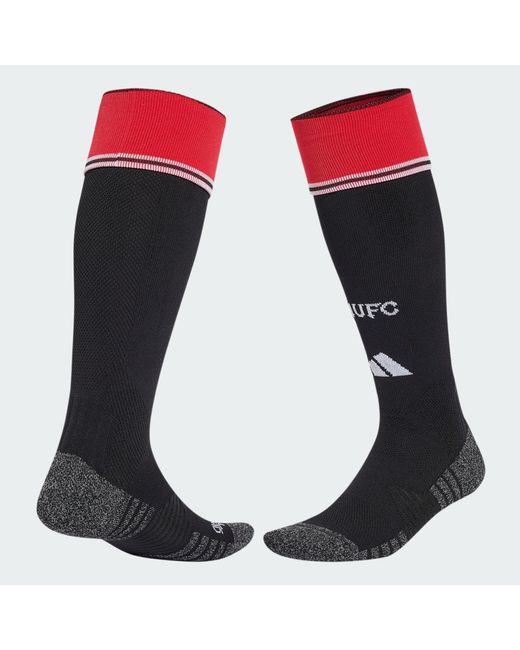 Adidas Black Manchester United 26/27 Home Socks for men