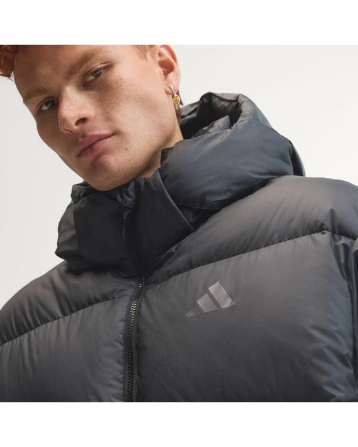 Adidas Gray Z.N.E. Puffer Down Jacket for men