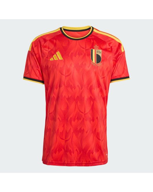Adidas Red Belgium 26 Home Jersey for men