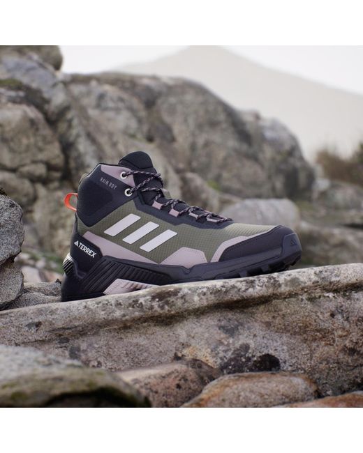 Adidas Black Eastrail 2.0 Mid Rain.Rdy Hiking Shoes