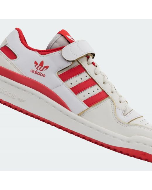 Adidas Red Forum 84 Low Shoes