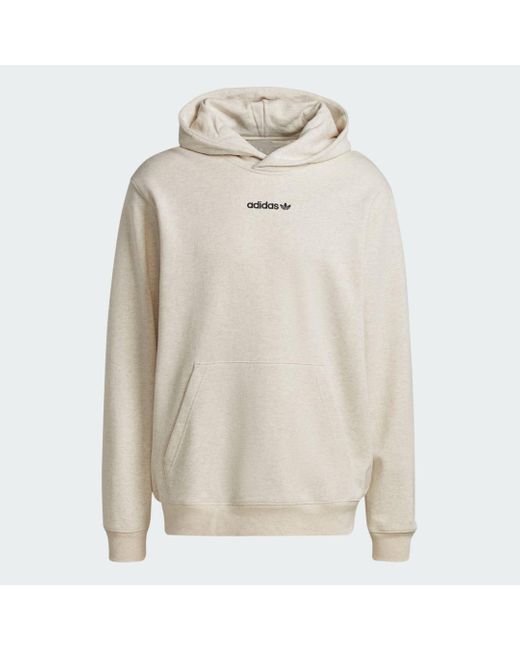 Adidas White Graphic Hoodie for men