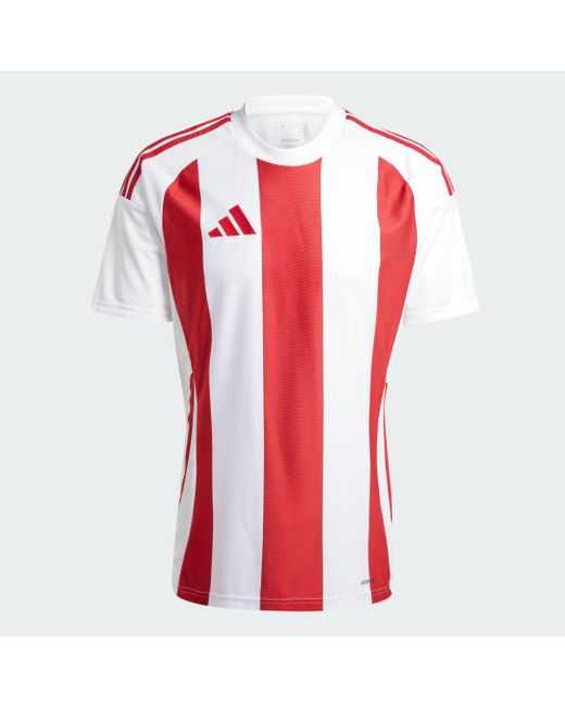 Camiseta Striped 24 Adidas de hombre de color Red