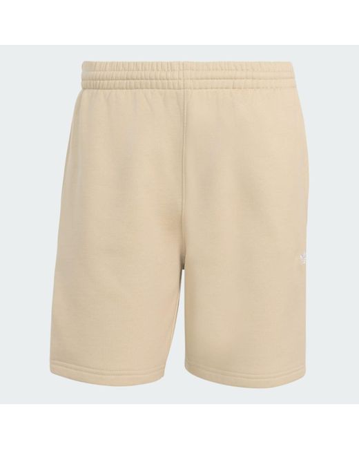 Adidas Blue Trefoil Essentials Fleece Shorts for men