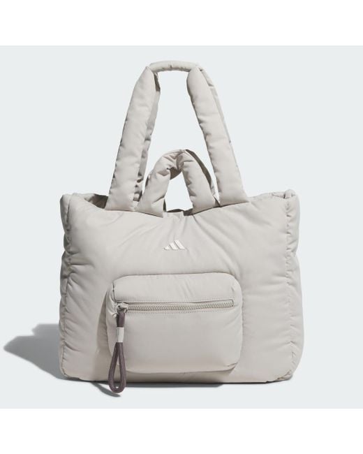 Adidas Gray Must Haves Puffy Tote Bag