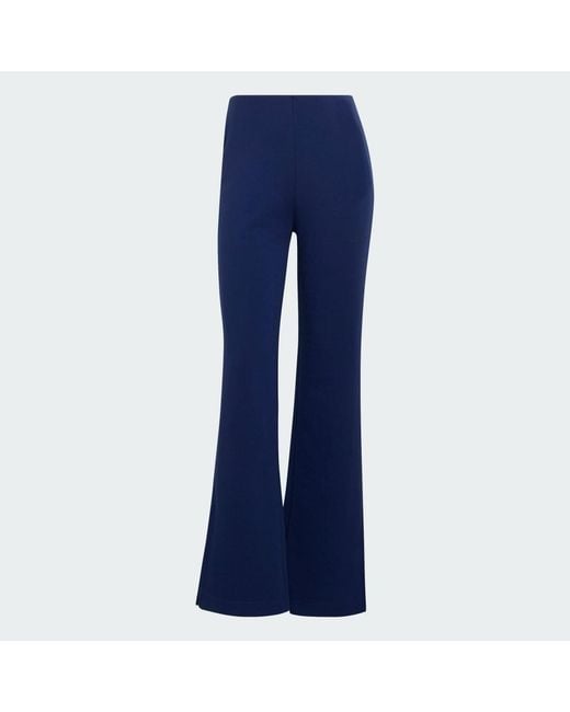 Adidas Blue Soft Lux Flared Pants