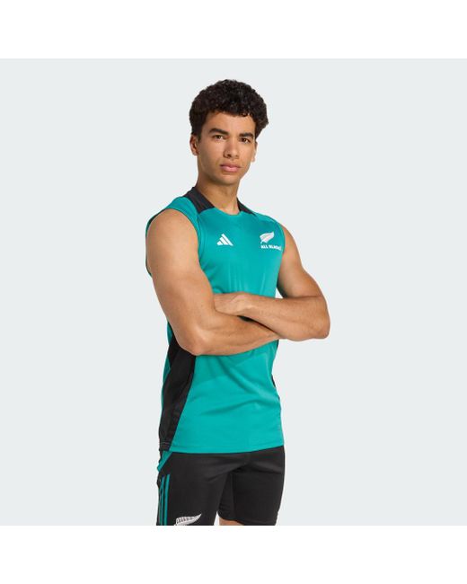 Adidas All Blacks Lions Singlet in Blue für Herren