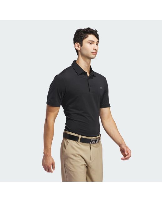 Polo De Color Sólido Ultimate365 Adidas de hombre de color Black