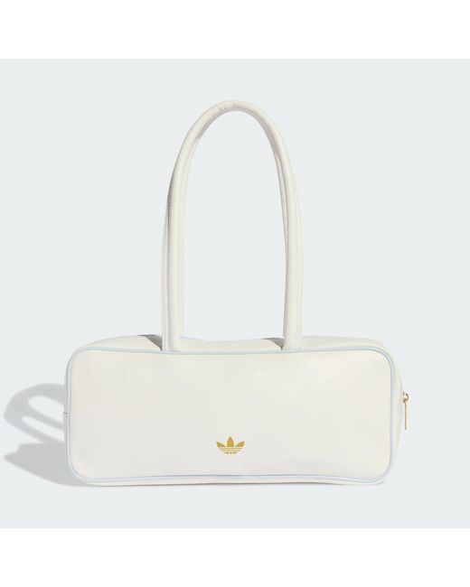 Adidas White Adicolor Elongated Airliner Bag