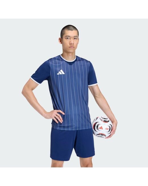 Adidas Blue Entrada 26 Graphic Jersey for men