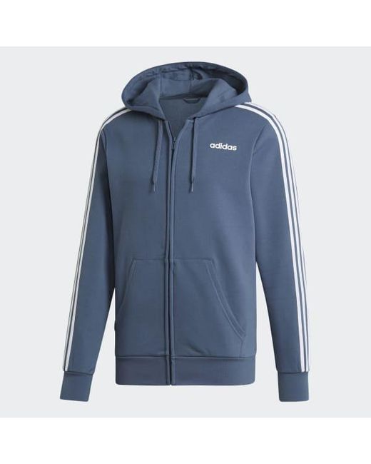 adidas 3 stripes hoodie blue adidas 3 stripes hoodie blue