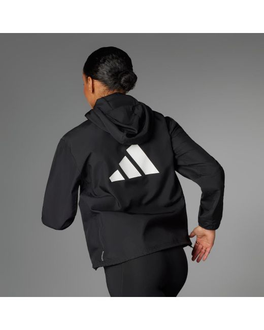 Adidas Black Run It Jacket
