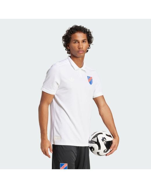 Adidas White Colo-Colo Anniversary Jersey for men