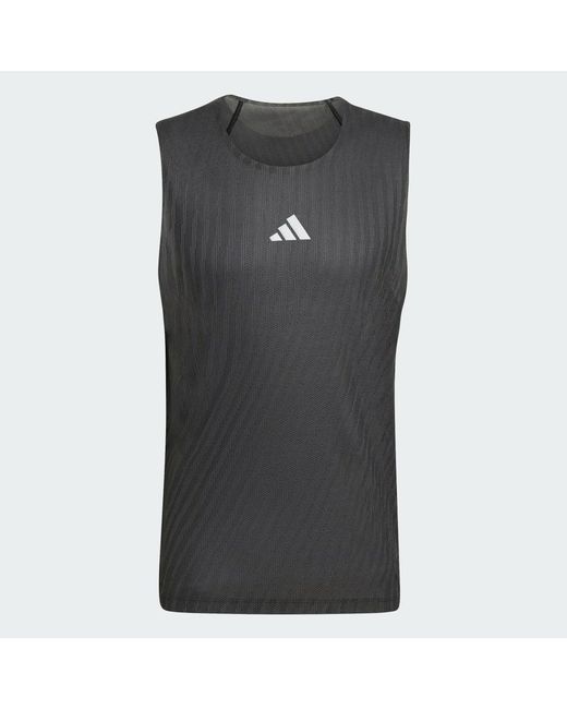 Adidas Blue Adi365 Climacool+ Engineered Tank for men