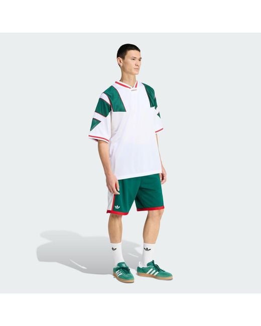 Adidas Originals Green Panel Jersey for men