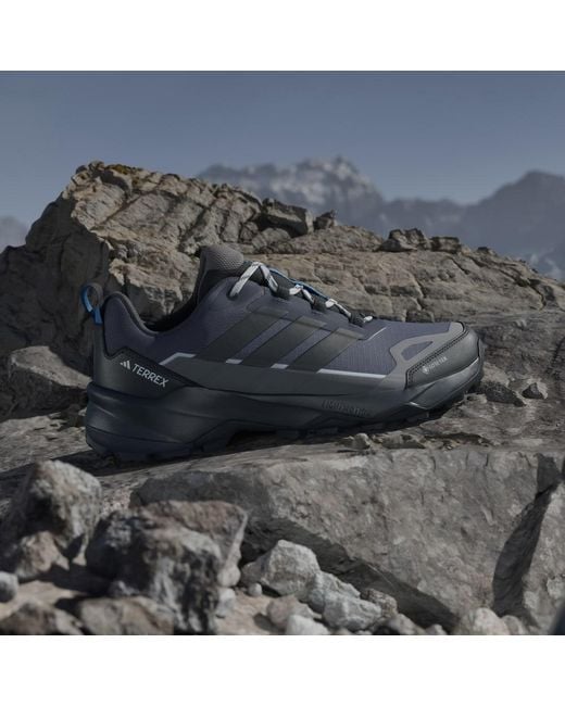 Adidas Blue Terrex Skychaser Ax5 Gore-Tex Hiking Shoes for men