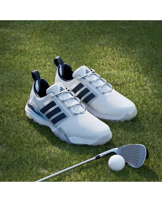 Adidas Blue Adipower 26 Wide Spikeless Golf Shoes for men