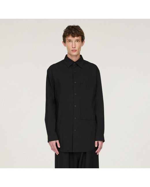 Camisa Deportiva De Algodón Y-3 Adidas de color Black