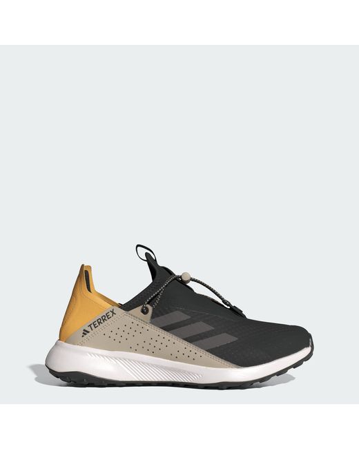 Adidas Black Terrex Voyager 21 Slip-on Heat.rdy Travel Shoes for men