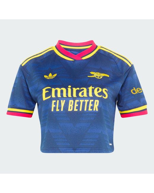 Adidas Blue Arsenal Fc 26/27 Away Cropped Jersey