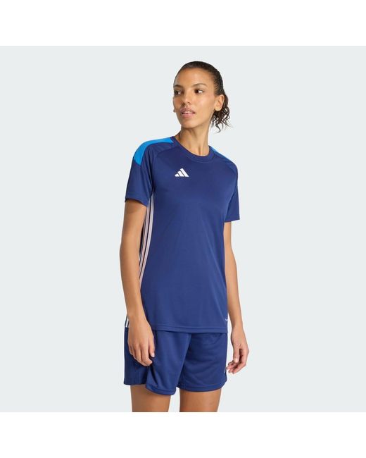 Adidas Blue Tiro 26 Essentials Jersey