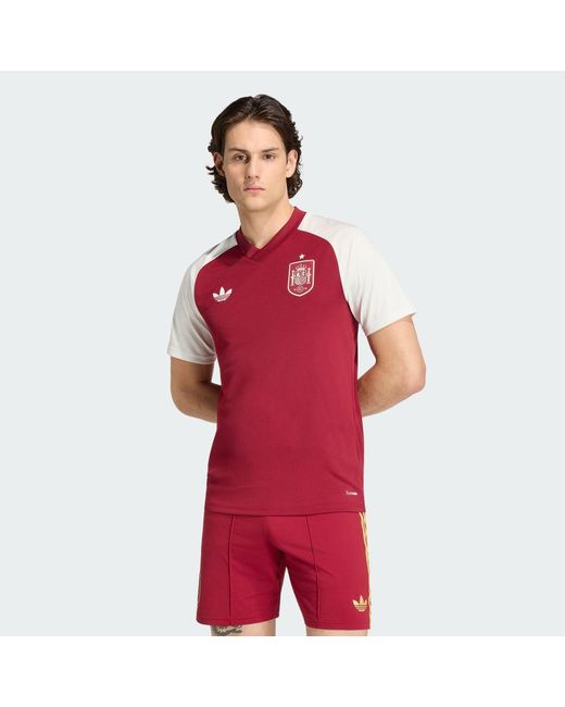 Adidas Red Spain 26 Away Pre Match Jersey for men