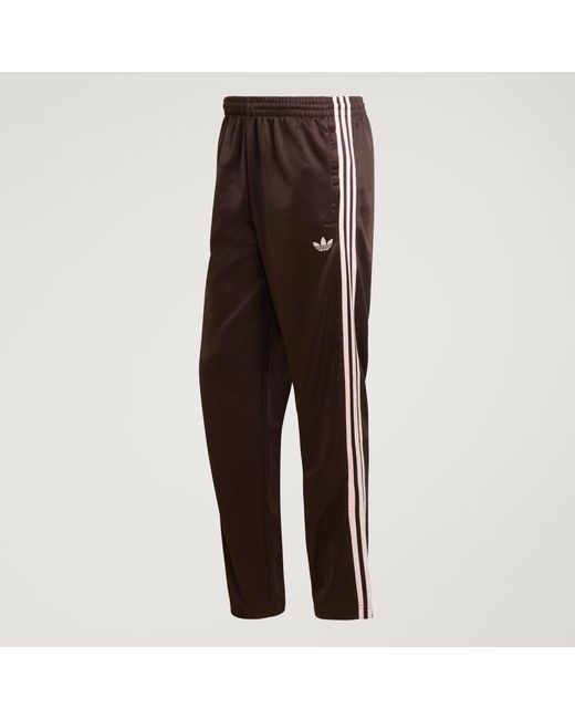 Adidas Brown Regular Tracksuit Bottoms for men
