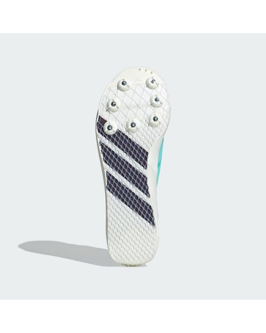 Adidas Blue Adizero Tj/Pv Track And Field Shoes