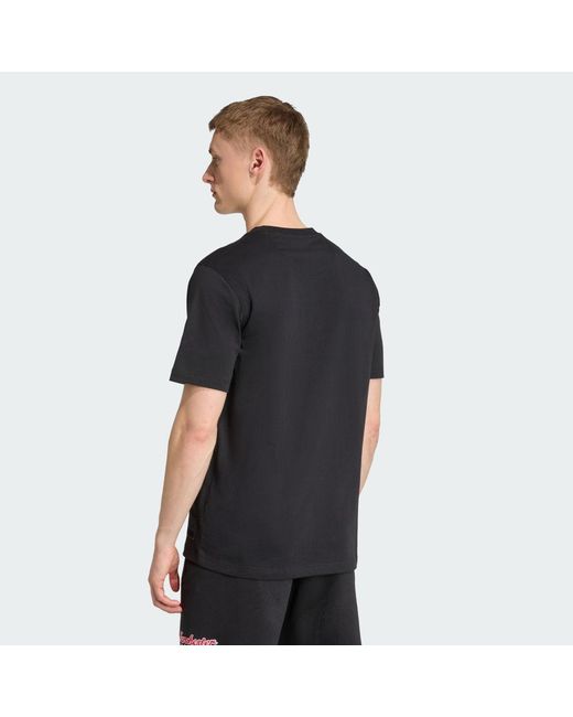 Adidas Black Manchester United Us Pack T-Shirt for men