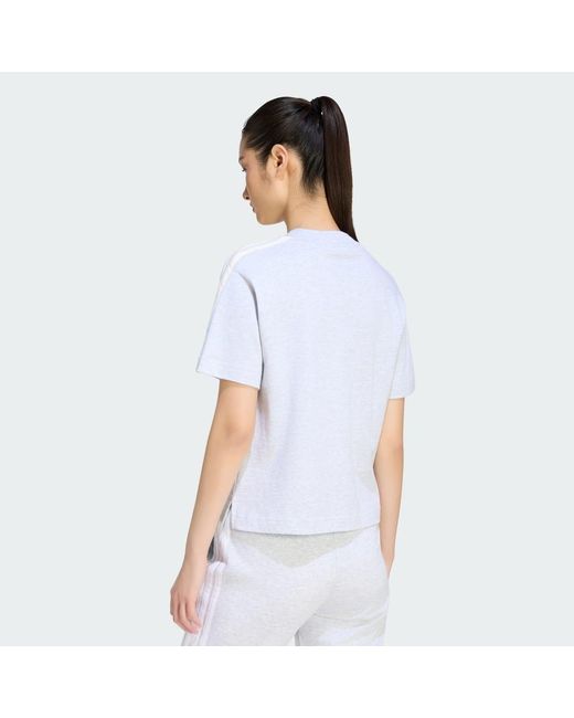 Adidas Originals White Kit 3-Stripes T-Shirt