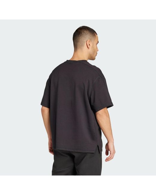 Adidas Black D4T X T-Shirt for men
