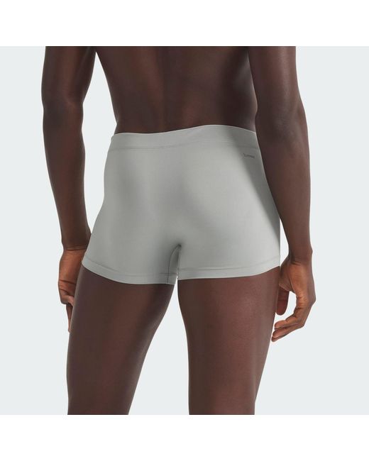 Adidas Brown Active Micro Tech Trunk 3 Pack Underwear for men