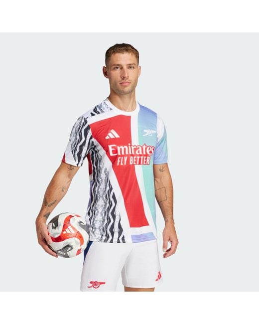 Adidas Red Arsenal 24/25 Pre-Match Jersey for men