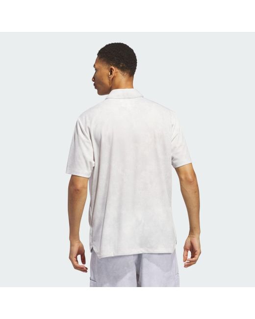 Adidas White Adicross Polo Shirt for men
