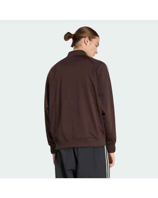 Adidas Originals Brown Britcore Superstar Tracktop for men