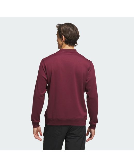 Adidas Red Ultimate365 Climawarm Crewneck Sweatshirt for men