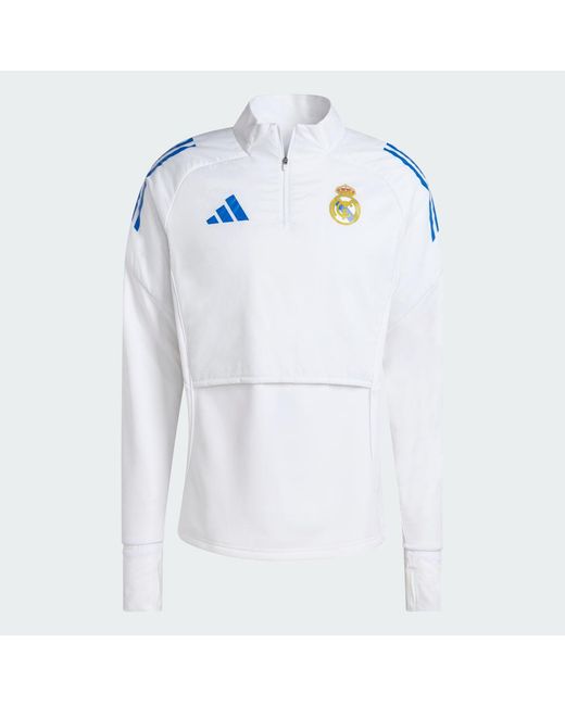 Adidas Blue Real Madrid Tiro 25 Competition Winterized Top for men
