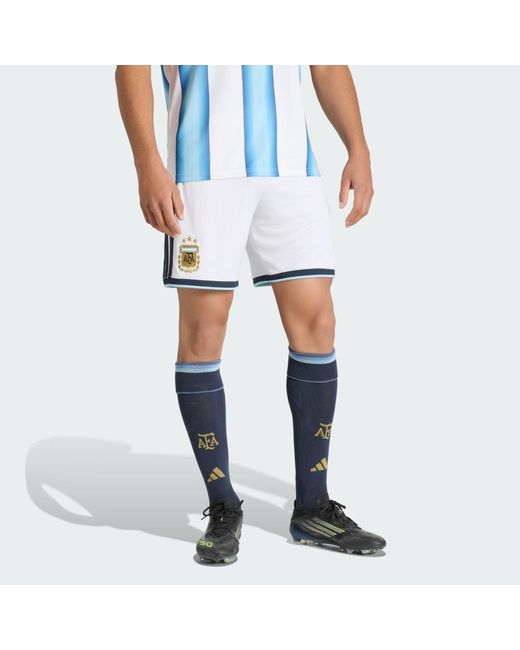 Adidas White Argentina 26 Home Shorts for men