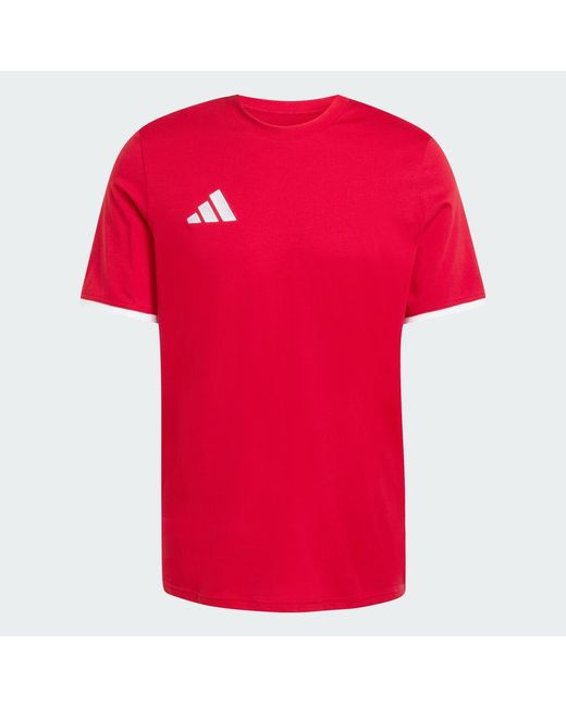 Adidas Red Entrada 26 T-Shirt for men