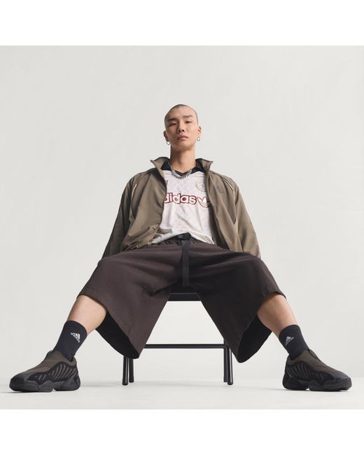 Adidas Brown Teamgeist Adicolor Track Top for men