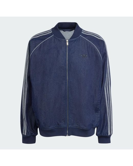 Adidas Blue Sst Adicolor Loose Sst Denim Stone for men